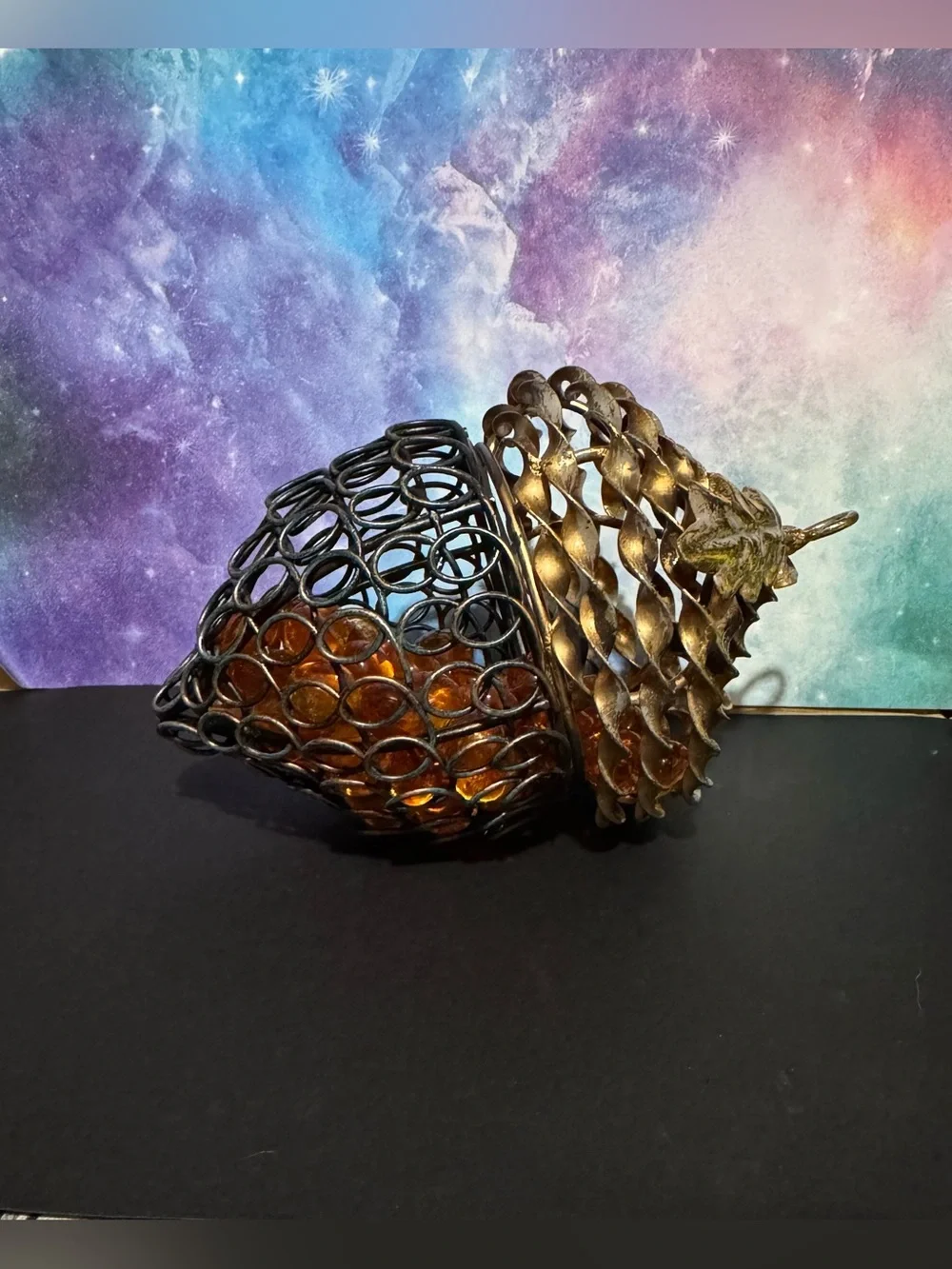 Decorative Metal Pinecone from Pier 1 Imports